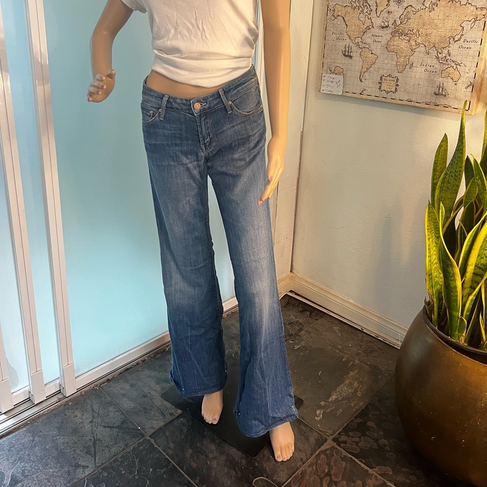 Mother The Wilder Jean Medium Kitty Size 28 PreOwned